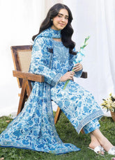 PANACHE KHADDAR PRINTED EMBROIDERY DRESS 3 PIECE 2402